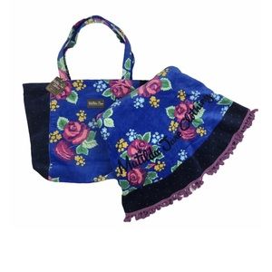 NWT Matilda Jane sweet sunshine French terry beach towel & tote
